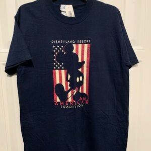 NWT Disney Blue and Red Short Sleeve Tee